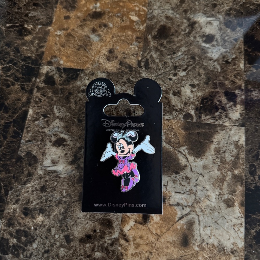 Disney Minnie Mouse Pin - Pink and Black